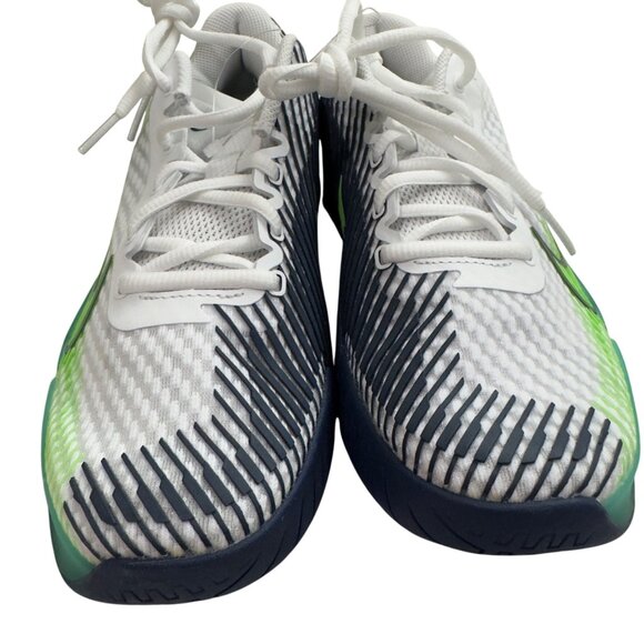 Nike court Air Zoom Vapor 11 sneakers Shoes tennis White/Green Size 6 Men no box - Picture 2 of 13
